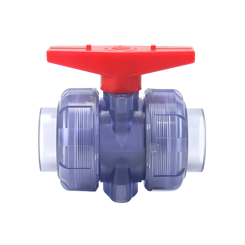 Clear PVC True Union Ball Valve