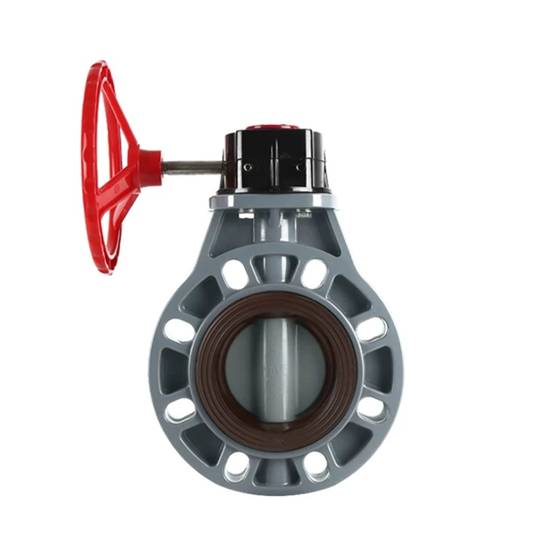 CPVC Worm Gear Type Butterfly Valve