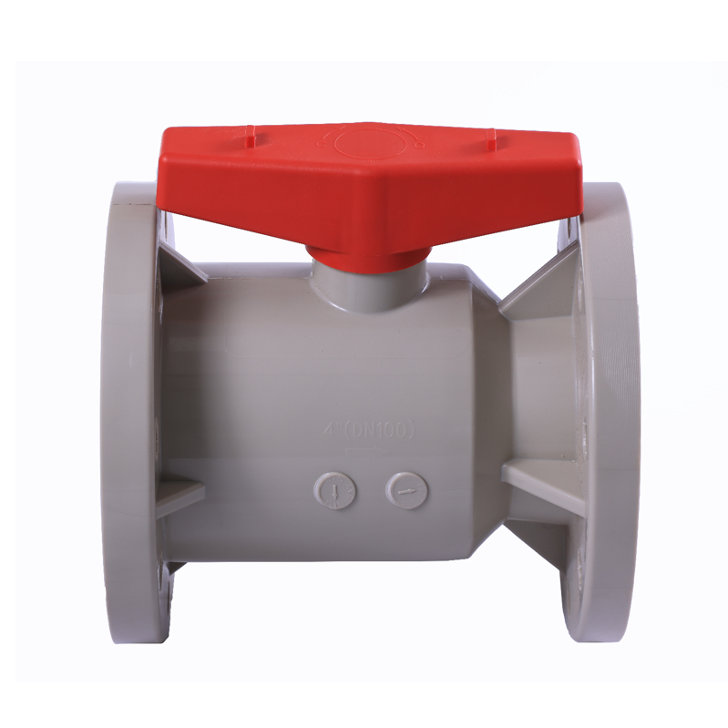 PPH Flange Type Handle Type Ball Valve