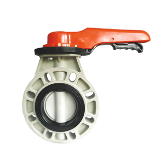 PPH Handle Type Butterfly Valve