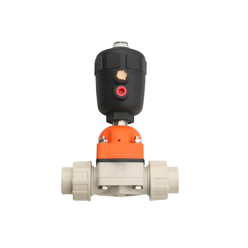 PPH Pneumatic Actuated True Union Diaphragm Valve