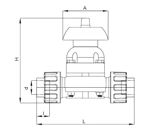 PPH True Union Diaphragm Valve Structure and Principle of Use