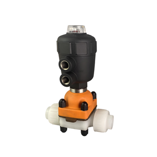 PVDF Pneumatic Actuated True Union Diaphragm Valve
