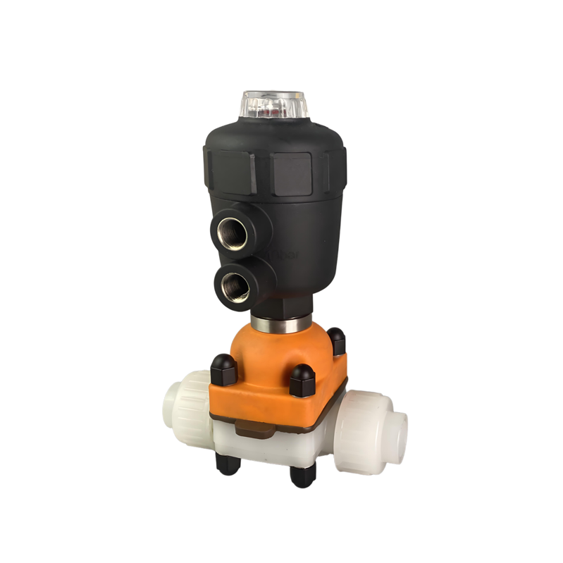 PVDF Pneumatic Actuated True Union Diaphragm Valve
