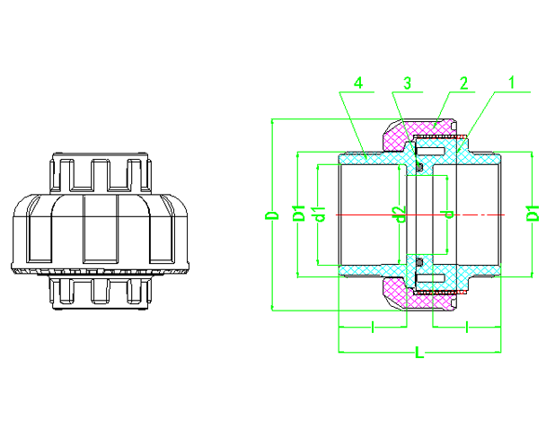 PVDF Union Structure and Principle of Use