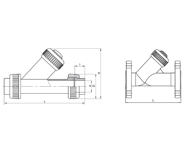 PVDF Y Strainer Structure and Principle of Use