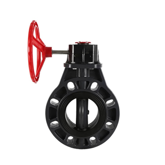 UPVC Worm Gear Type Butterfly Valve