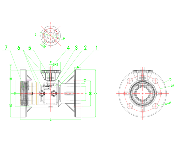 UPVC Flange Type Handle Type Ball Valve Structure and Principle of Use