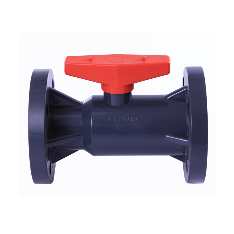 UPVC Flange Type Handle Type Ball Valve