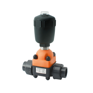 UPVC Pneumatic Actuated True Union Diaphragm Valve