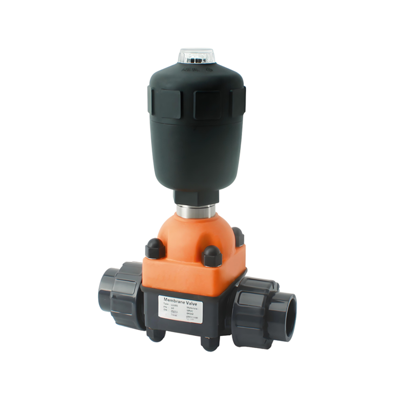 UPVC Pneumatic Actuated True Union Diaphragm Valve