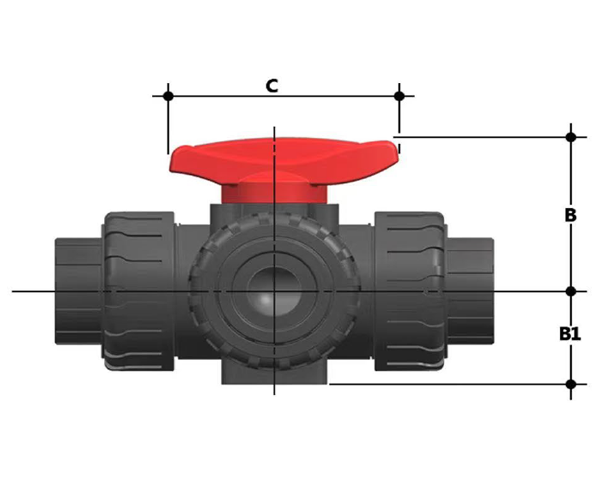 UPVC Three Way Ball Valve Structure and Principle of Use