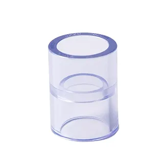 Clear PVC Coupling (ANSI SCH40)