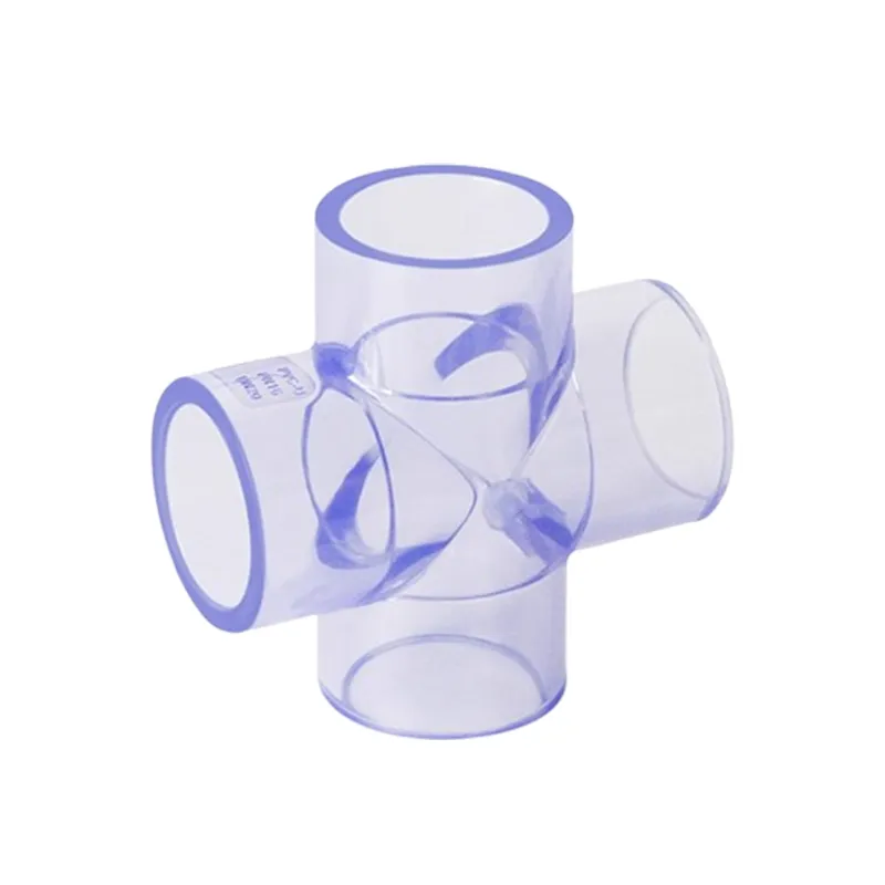 Clear PVC Cross ANSI SCH40