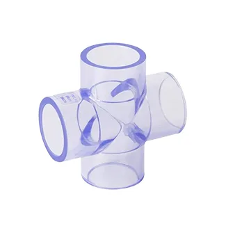 Clear PVC Cross (DIN)