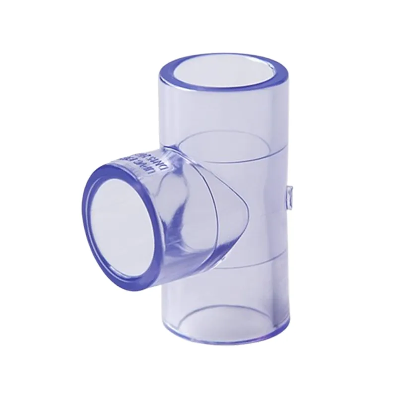 Clear PVC Tee ANSI SCH40