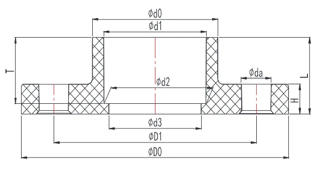 CPVC One Piece Flange (Fixed Flange)(DIN PN16) Structure and Principle of Use