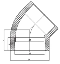 PVDF 45°Elbow Structure and Principle of Use
