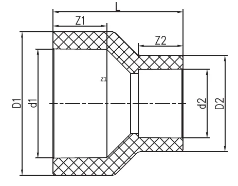 PVDF Reducer Coupling Structure and Principle of Use