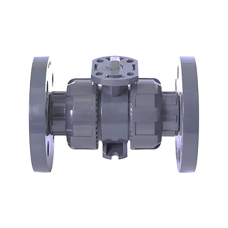 cpvc flange type ball valve with directly mounting pad for sale supplier china