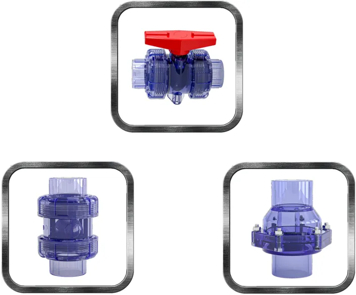 Clear PVC Valves